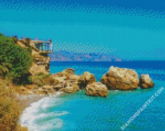 Nerja Balcon Nerja Spain diamond painting