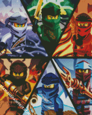 Ninjago Characters diamond painting