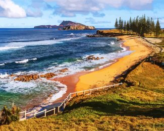 Norfolk Island diamond painting