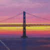 Oakland Bay Bridge At Sunset diamond painting