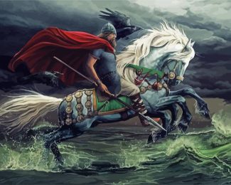 Odin On Horse diamond painting