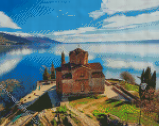 Ohrid Saint John The Theologian Church diamond painting