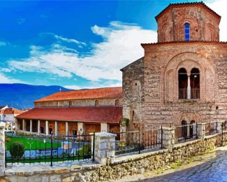 Ohrid Saint Sophia Church diamond painting