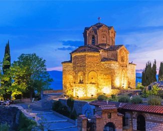 Ohrid St John Church diamond painting