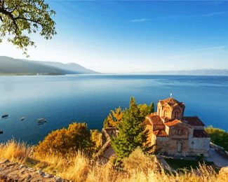 Ohrid Lake diamond painting