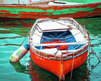 Old Fishing Boat diamond painting