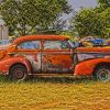 Old Rusted Car diamond painting