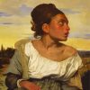 Orphan Girl At The Cemetery By Delacroix Eugene diamond painting