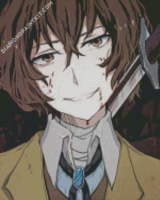 Osamu Dazai diamond painting