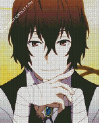 Osamu Dazai diamond painting