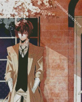 Osamu Dazai Anime Boy diamond painting