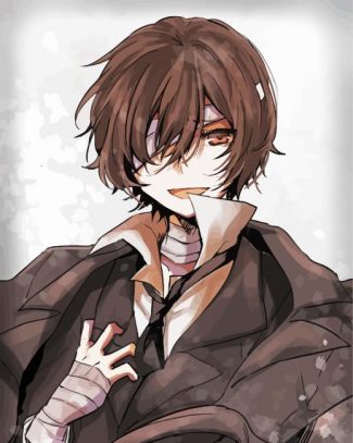 Osamu Dazai Bungo Stray Dogs diamond painting