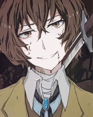 Osamu Dazai diamond painting