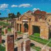 Ostia Antica Monuments diamond painting