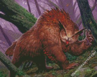 Owlbear Monster diamond painting