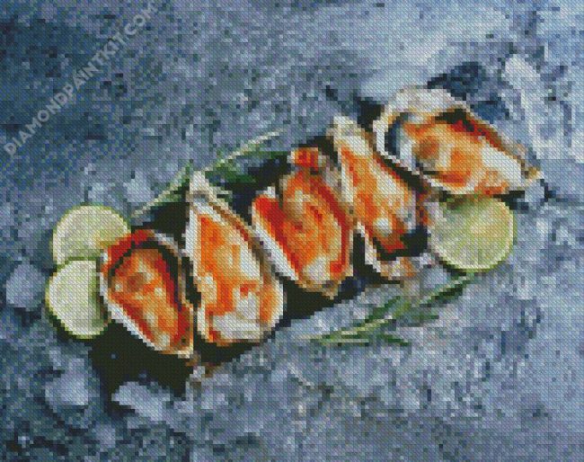 Oyster diamond painting