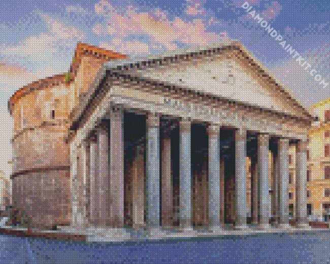 Pantheon Roma diamond painting