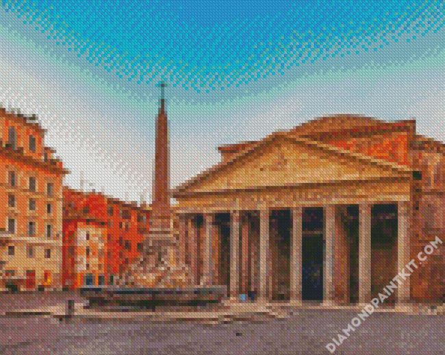 Pantheon Temple diamond painting