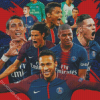 Paris Saint German Players diamond painting