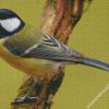 Parus Bird Illustration diamond painting