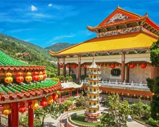 Penang Kek Lok Si Temple diamond painting