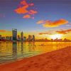 Perth City At Sunset diamond painting