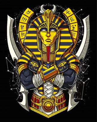 Pharaoh diamond painting