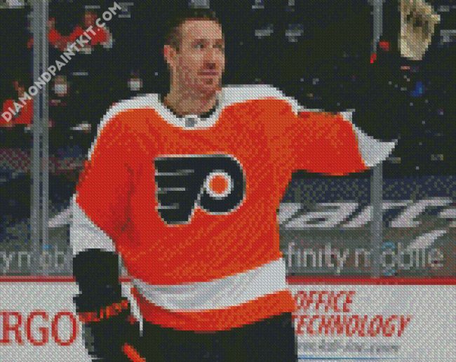 Philadelphia Flyers Ice Hockey Player diamond painting