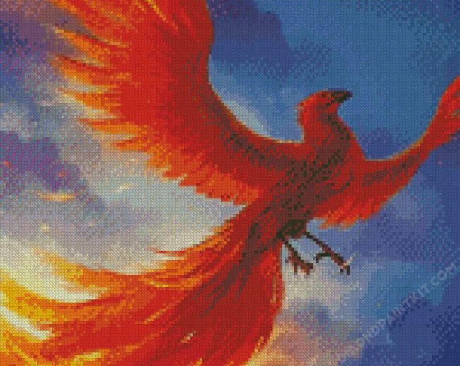 Phoenix Fawkes diamond painting