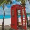 Phone Box In Antigua diamond painting