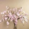 Pink Dogwood In Glass Vase diamond painting