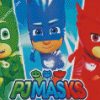 Pj Masks diamond painting