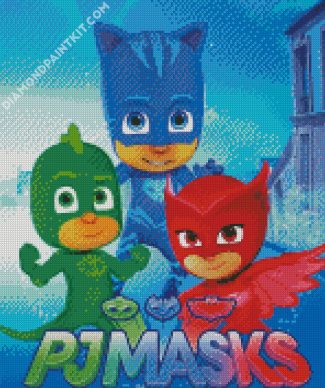 Pj Masks Animation diamond painting