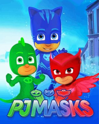 Pj Masks Animation diamond painting