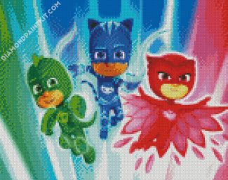 Pj Masks Heroes diamond painting