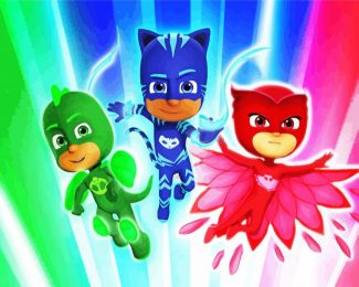 Pj Masks Heroes diamond painting