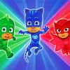 Pj Masks The Heroes diamond painting