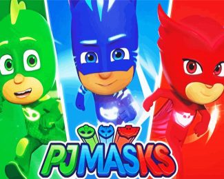 Pj Masks diamond painting