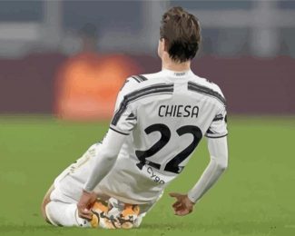 Player Federico Chiesa diamond painting