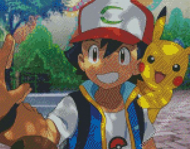 Pokemon Anime diamond painting