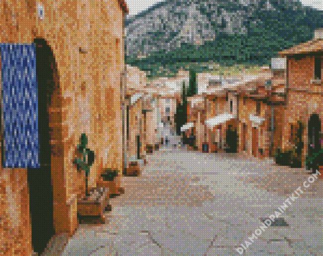 Pollenca Old Town diamond painting