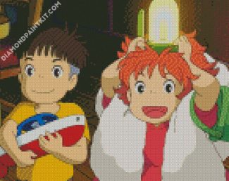 Ponyo Studio Ghiblli diamond painting