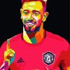 Pop Art Bruno Fernandes diamond painting