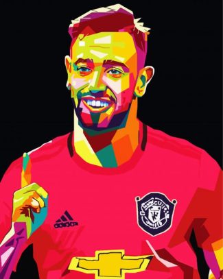 Pop Art Bruno Fernandes diamond painting