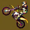 Pop Art Dirt Bike diamond painting