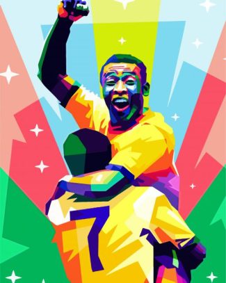 Pop Art Pele diamond painting