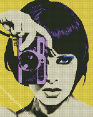 Pop Art Photographer diamond painting