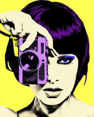 Pop Art Photographer diamond painting