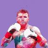 Pop Art Canelo Boxer diamond painting