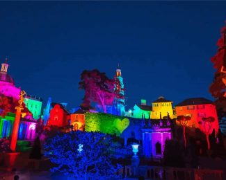 Portmeirion Rainbow Lights diamond painting